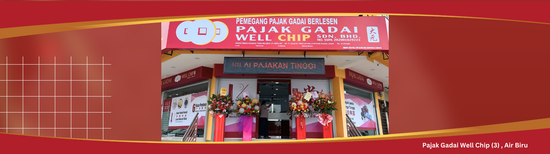 Pajak Gadai Perlesen Air Biru