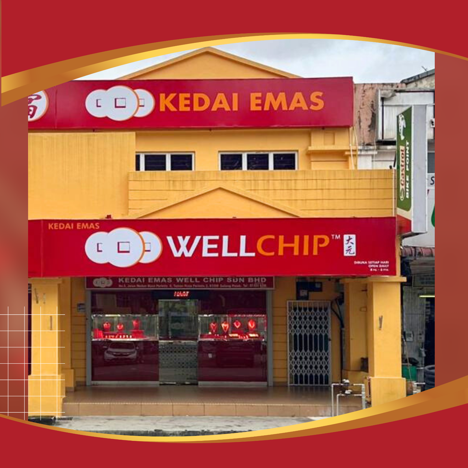 Kedai Emas, Gelang patah