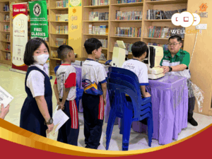 Well Chip CSR free eye screening at SJKC Pandan
