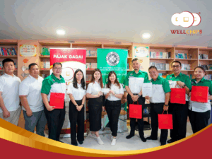 Group photo of Well Chip CSR event at SJKC Pandan