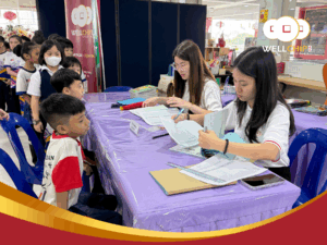 Well Chip CSR free eye screening at SJKC Pandan