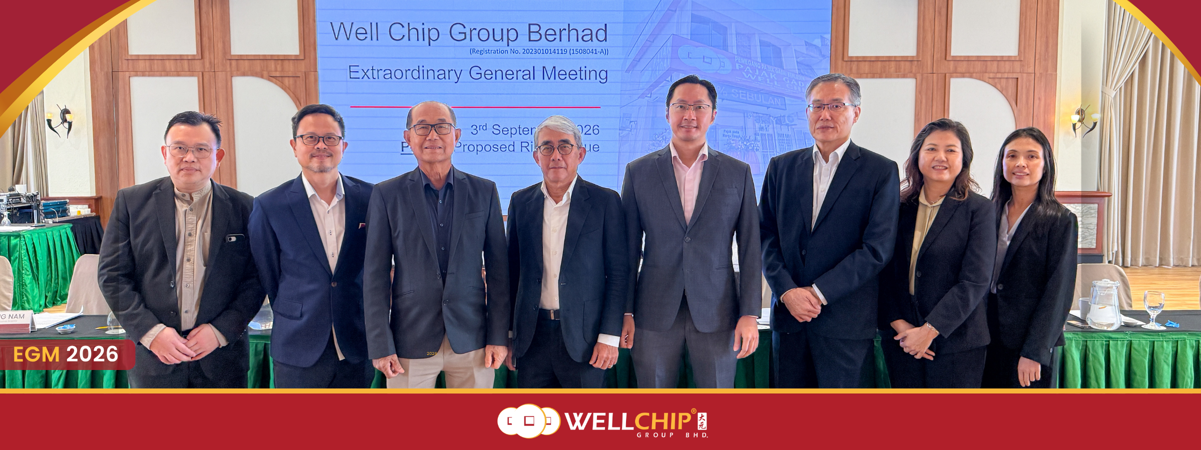 Well Chip Group Berhad Group Photo at EGM 2026